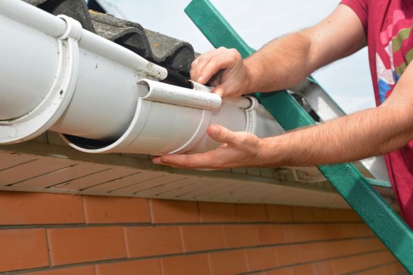 Large Gutter Repair in Canton