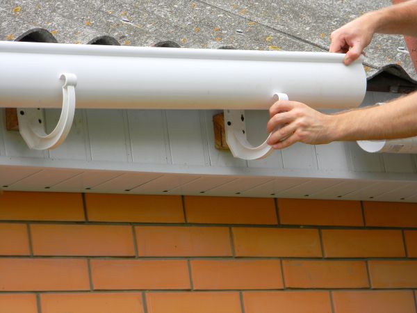 Half Round Gutter Installation in Canton